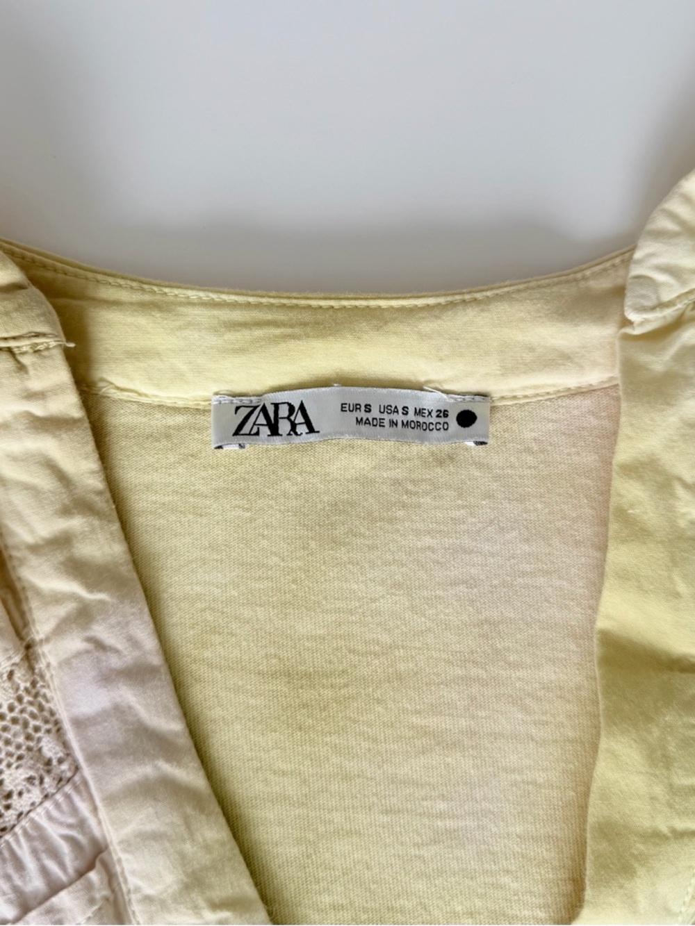 Zara Tie Dye Cotton Romper Boho Puff Sleeve Button Front Size S - Picture 6 of 12